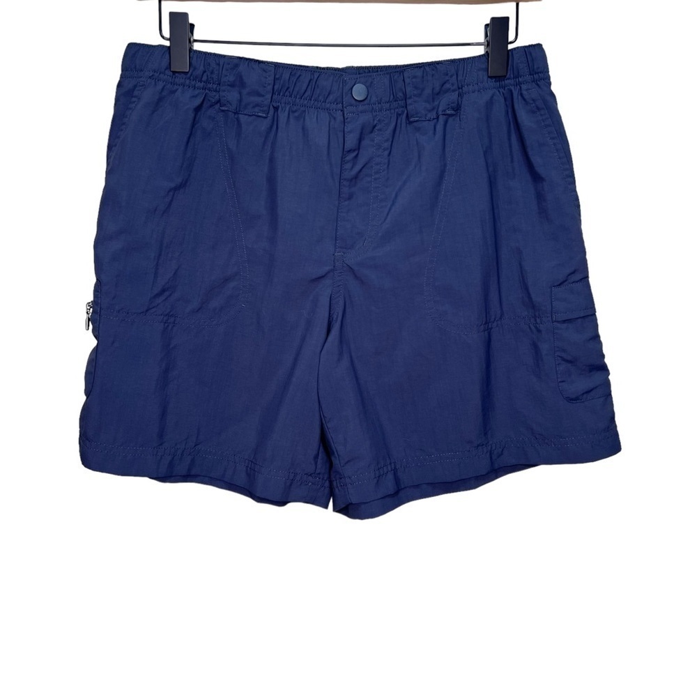Columbia Gray/Blue Nylon Shorts Size Medium